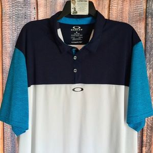 OAKLEY Polyester Golf Polo Shirt